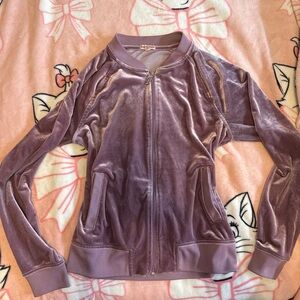 juicy couture velvet jacket/zip up